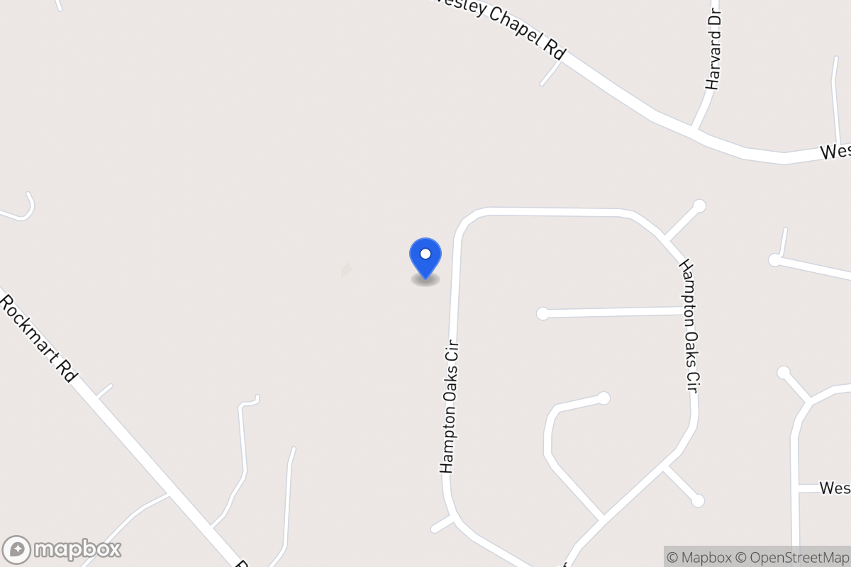 Map of 293 Hampton Oaks Cir