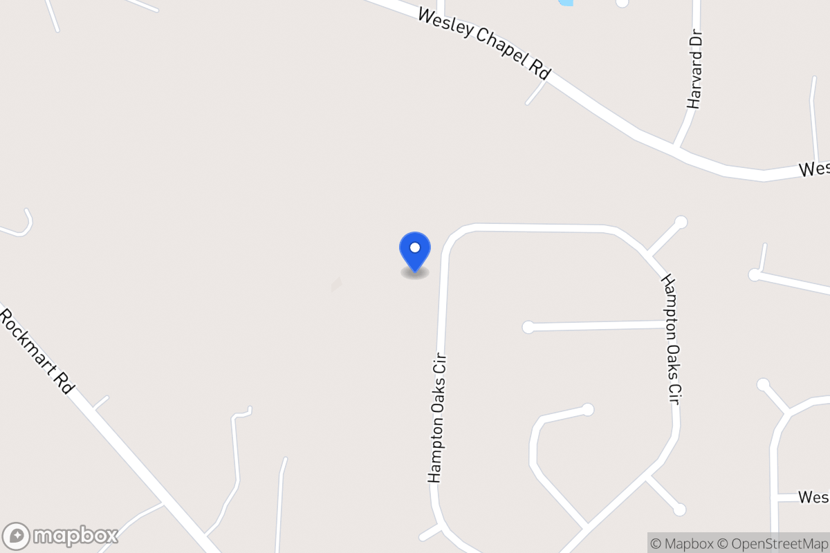 Map of 287 Hampton Oaks Cir