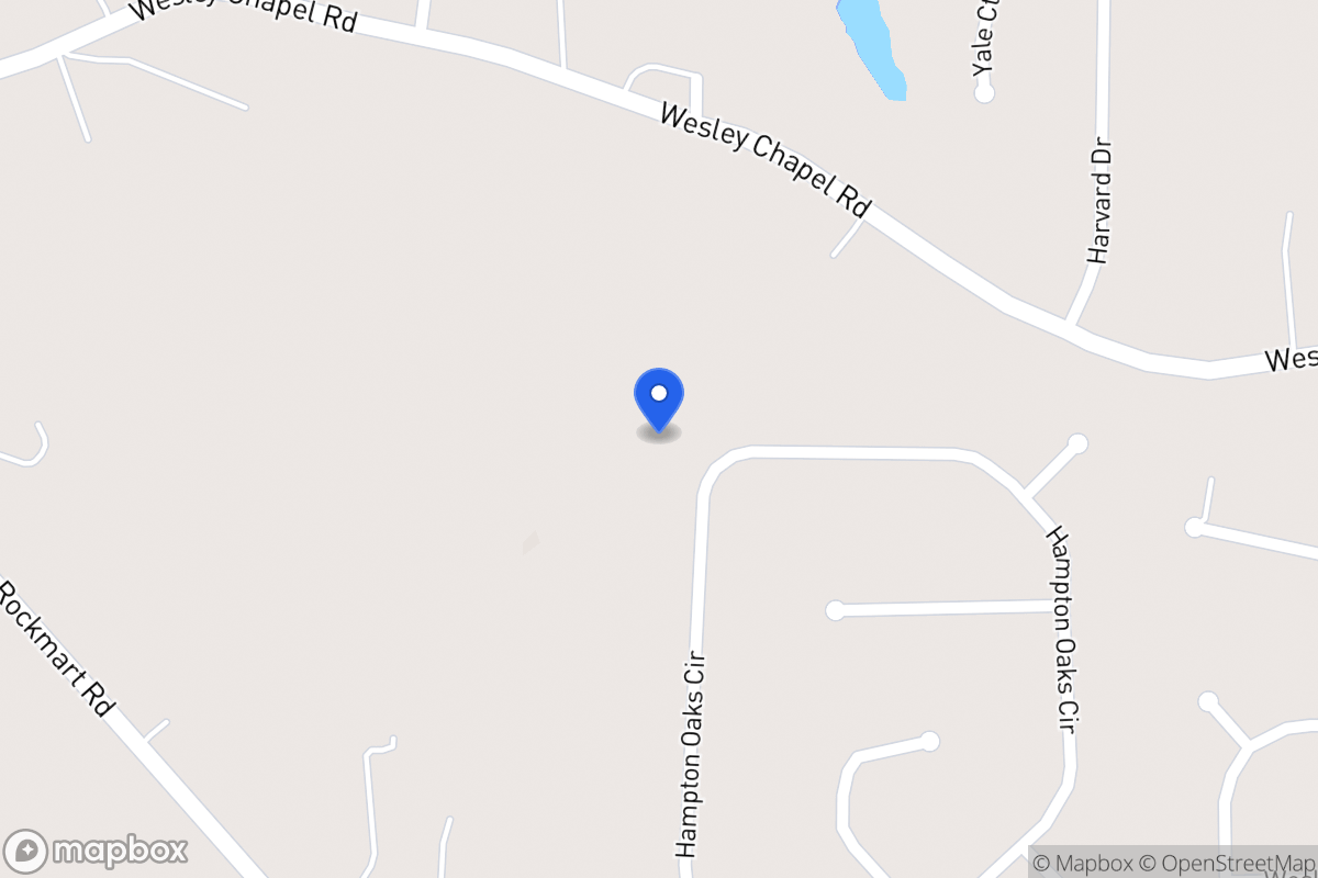 Map of 277 Hampton Oaks Cir