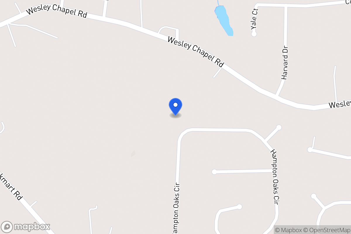 Map of 273 Hampton Oaks Cir
