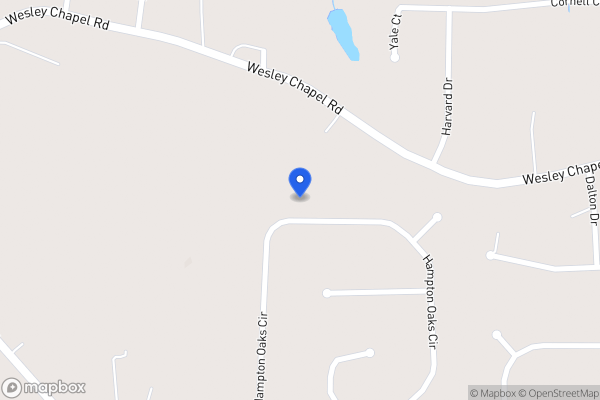 Map of 265 Hampton Oaks Cir