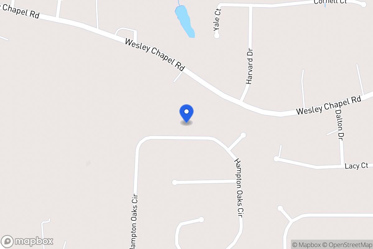 Map of 249 Hampton Oaks Cir