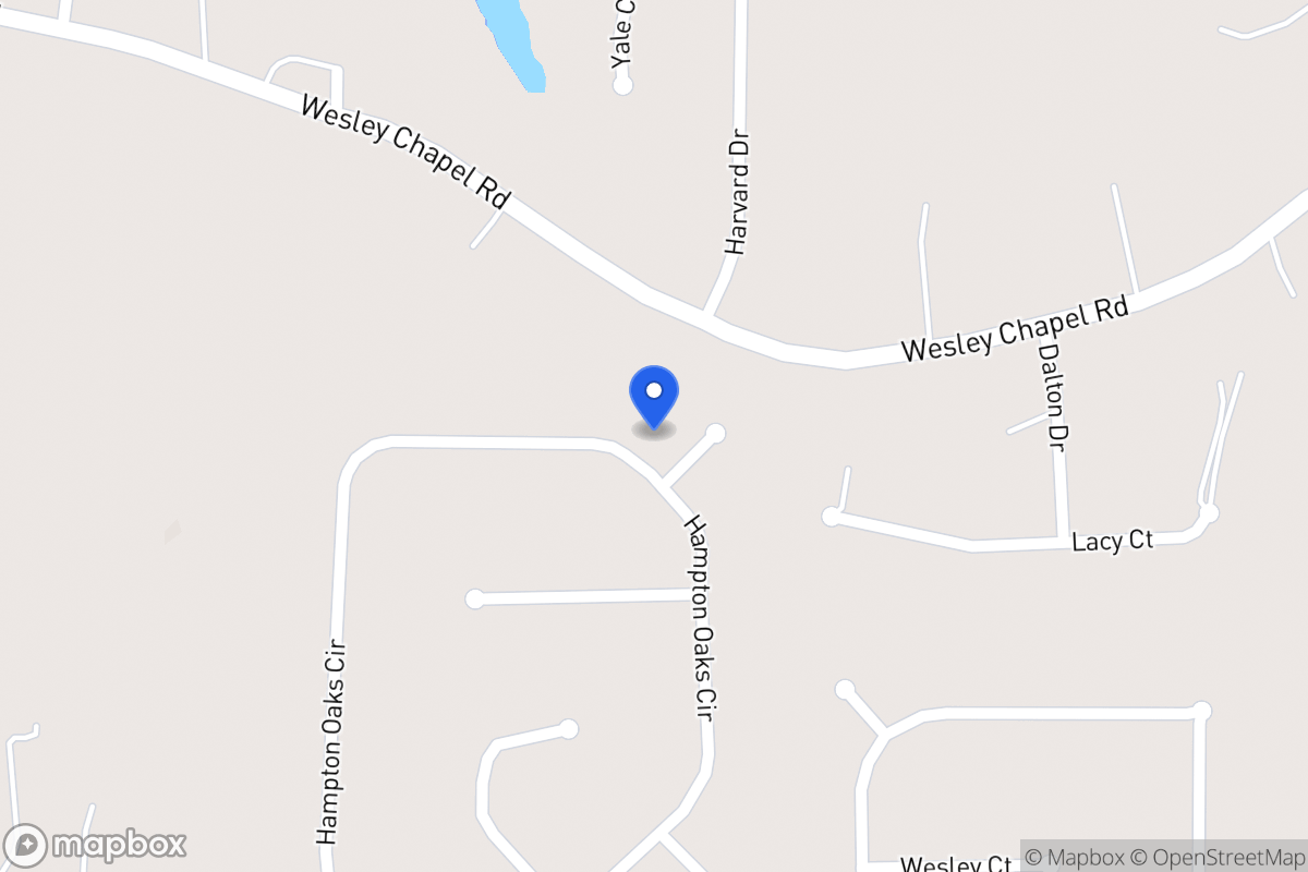 Map of 229 Hampton Oaks Cir