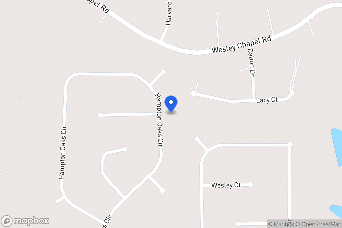Map of 209 Hampton Oaks Cir