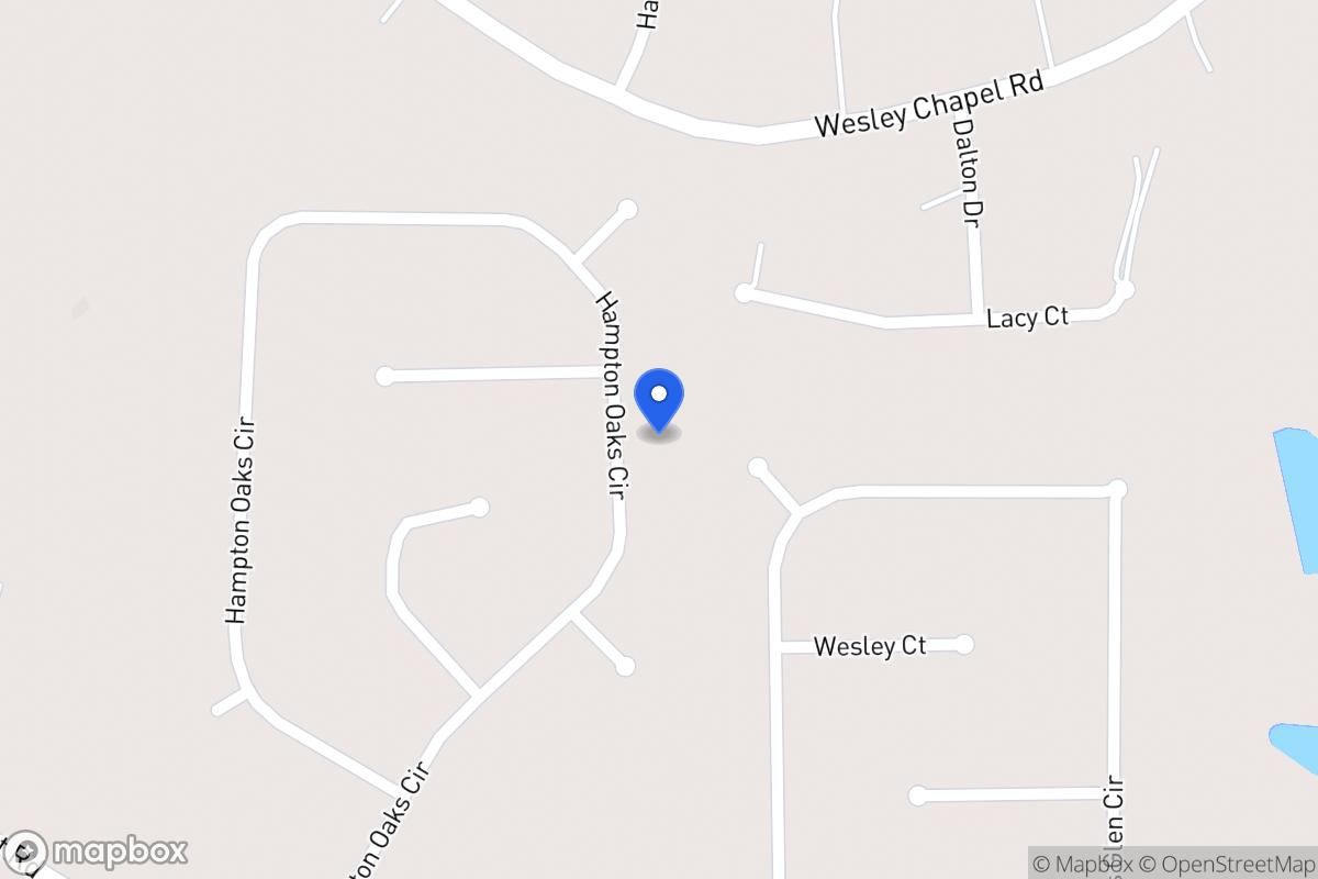 Map of 201 Hampton Oaks Cir