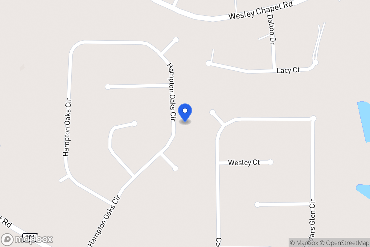 Map of 191 Hampton Oaks Cir