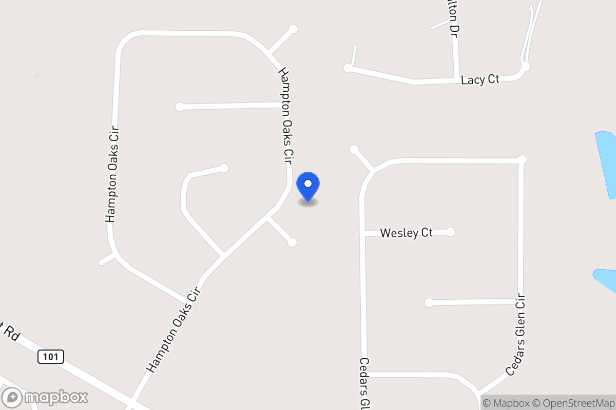 Map of 179 Hampton Oaks Cir