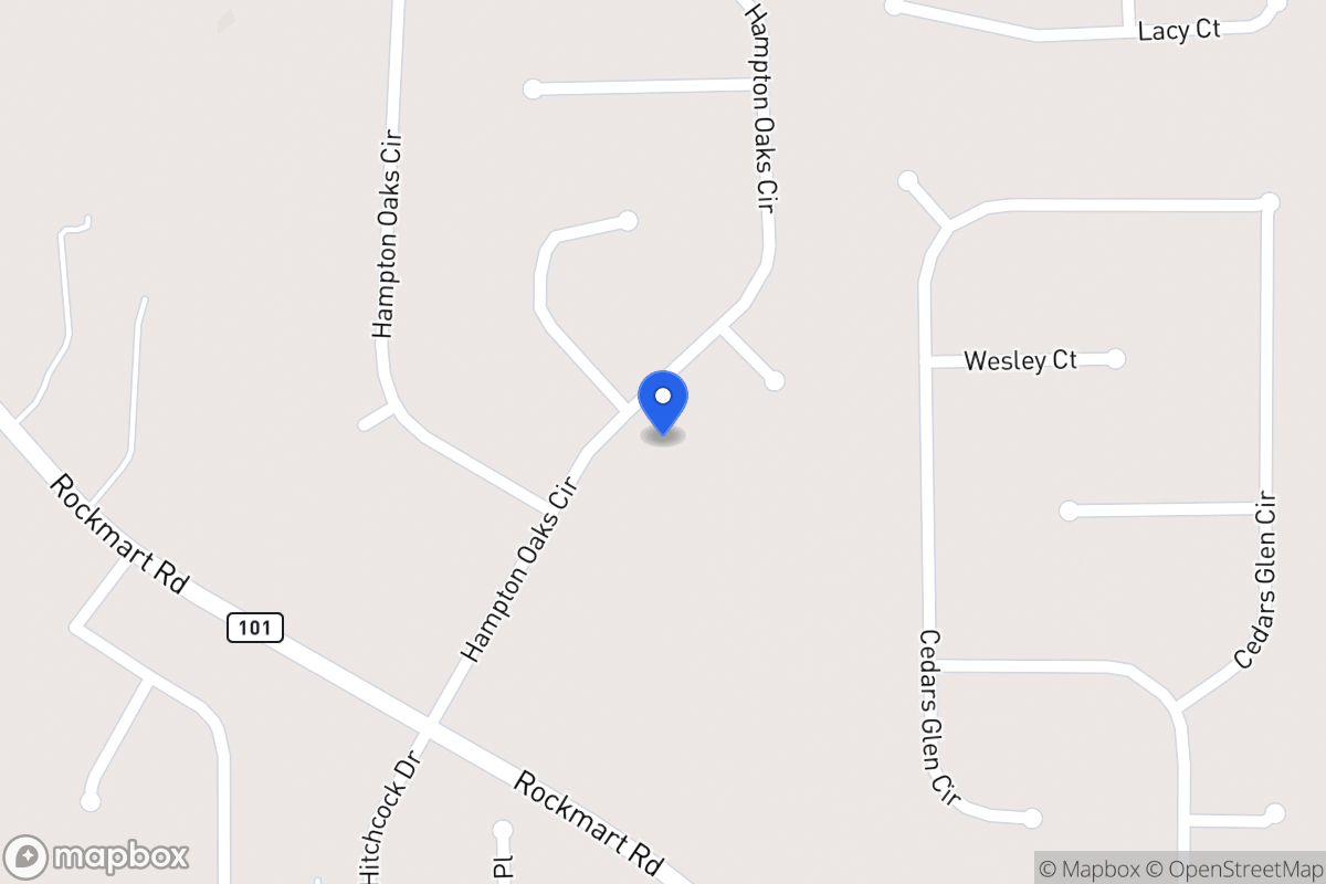 Map of 149 Hampton Oaks Cir