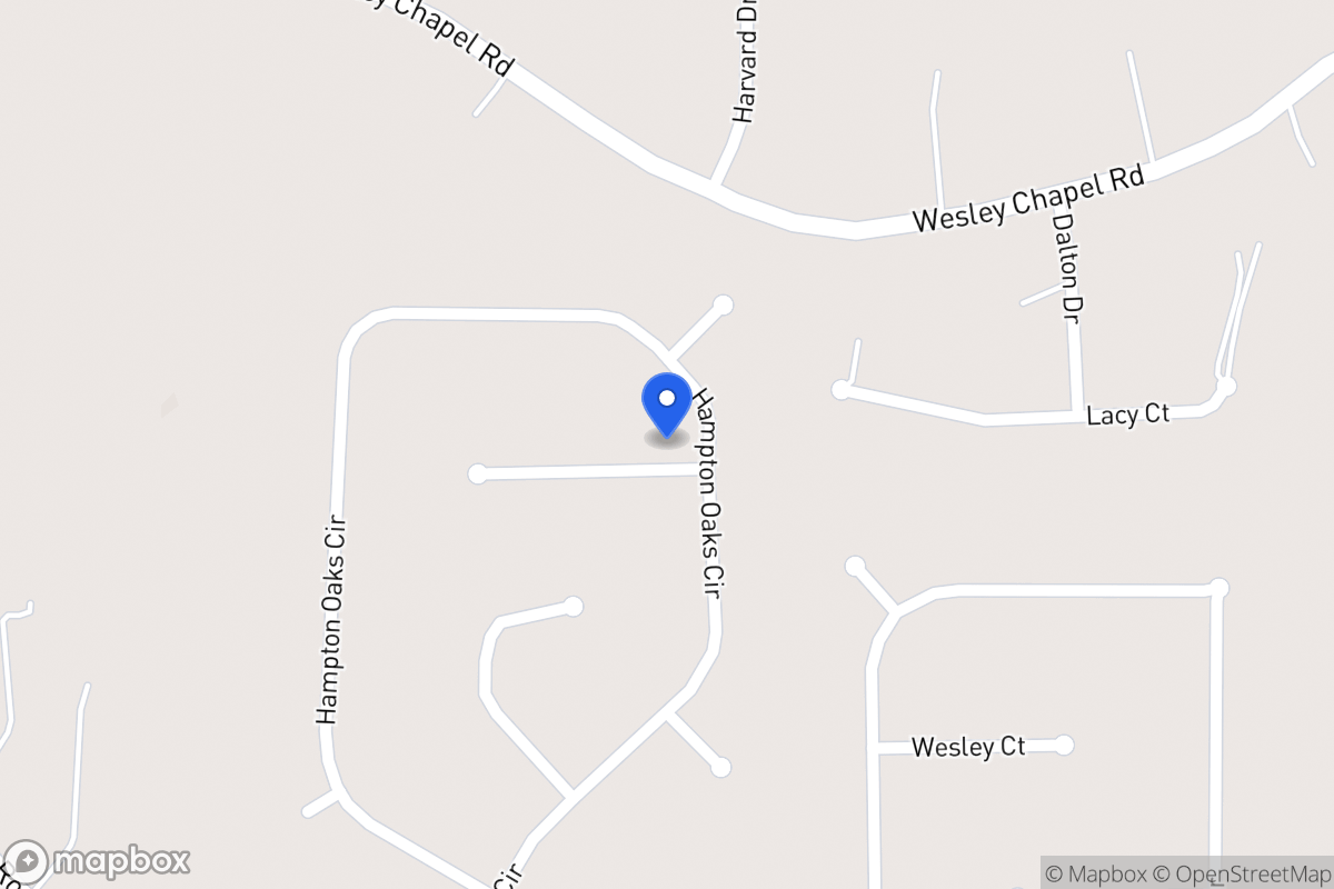 Map of 214 Hampton Oaks Cir