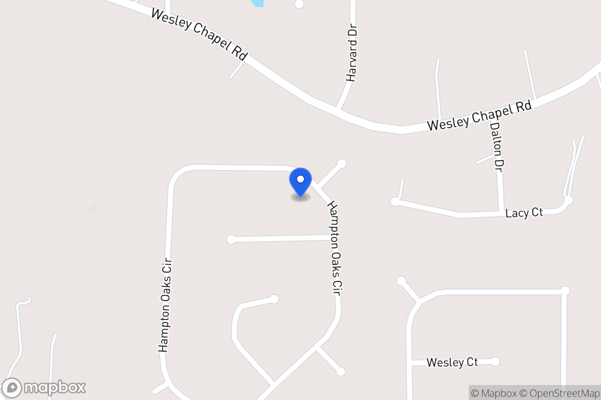 Map of 226 Hampton Oaks Cir