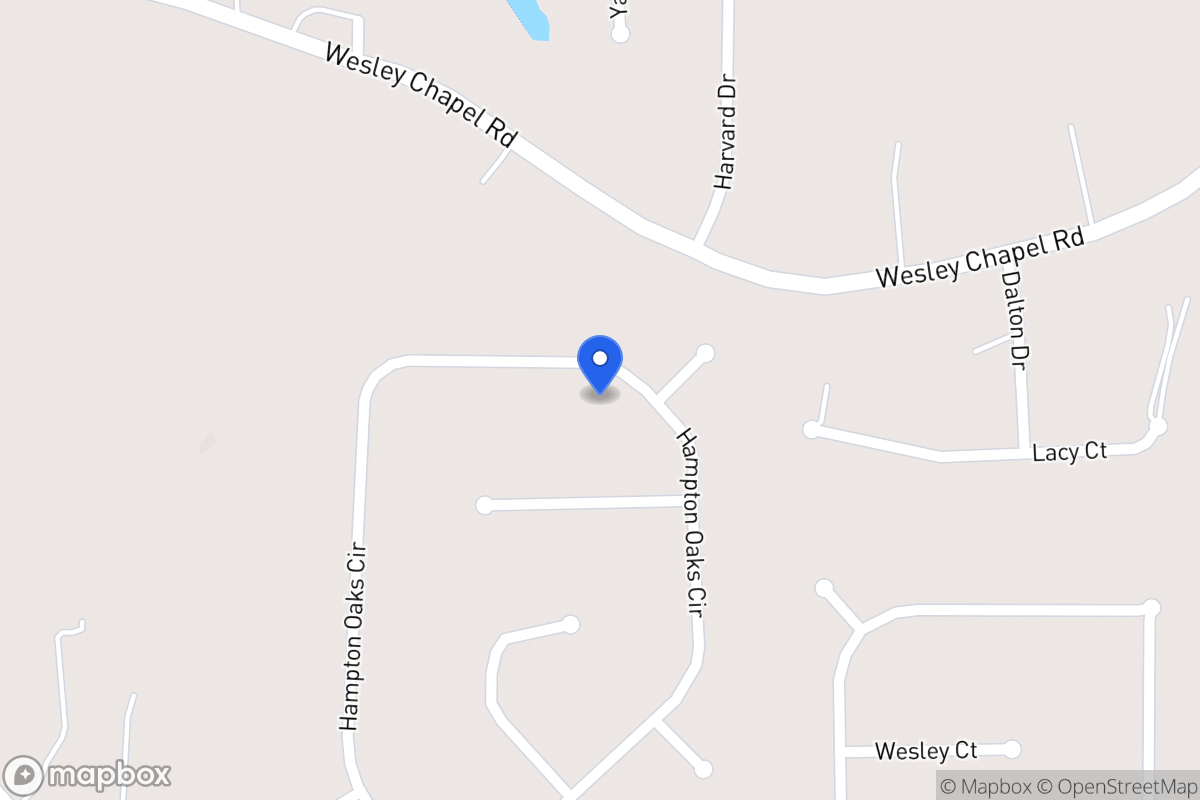 Map of 232 Hampton Oaks Cir