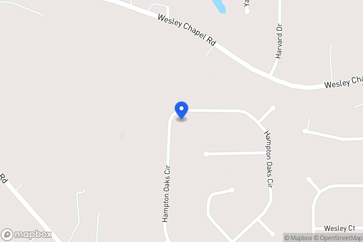 Map of 280 Hampton Oaks Cir