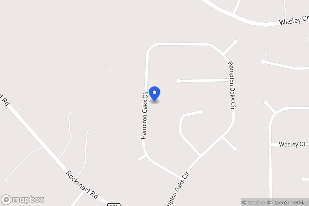 Map of 310 Hampton Oaks Cir