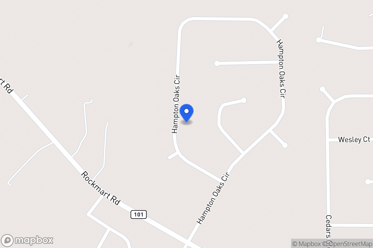 Map of 328 Hampton Oaks Cir