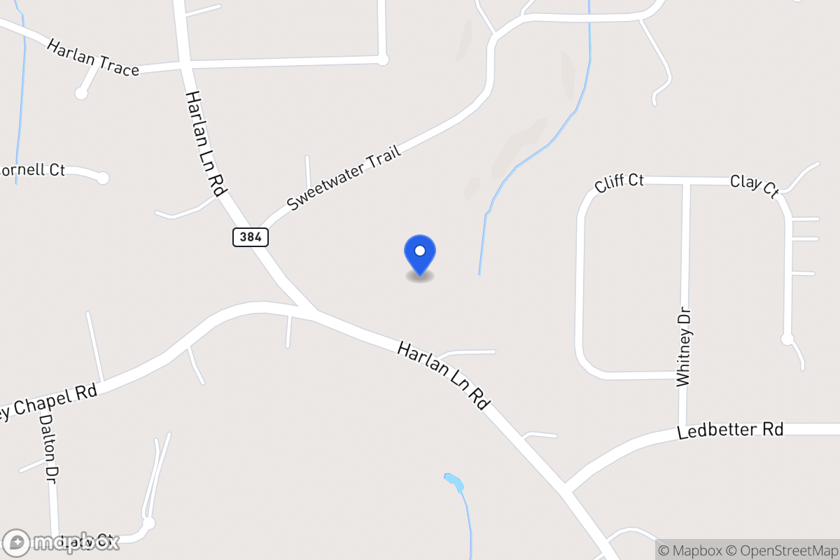 Map of 742 Harlan Lane Rd