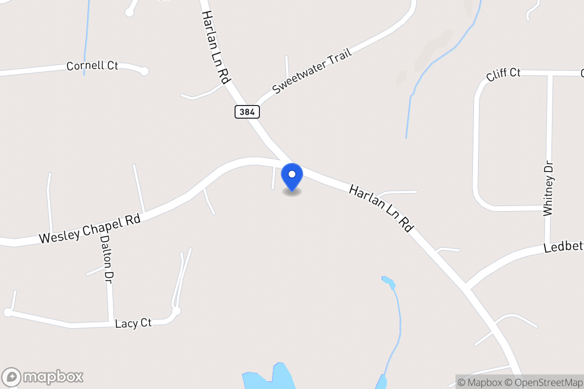 Map of 776 Harlan Lane Rd