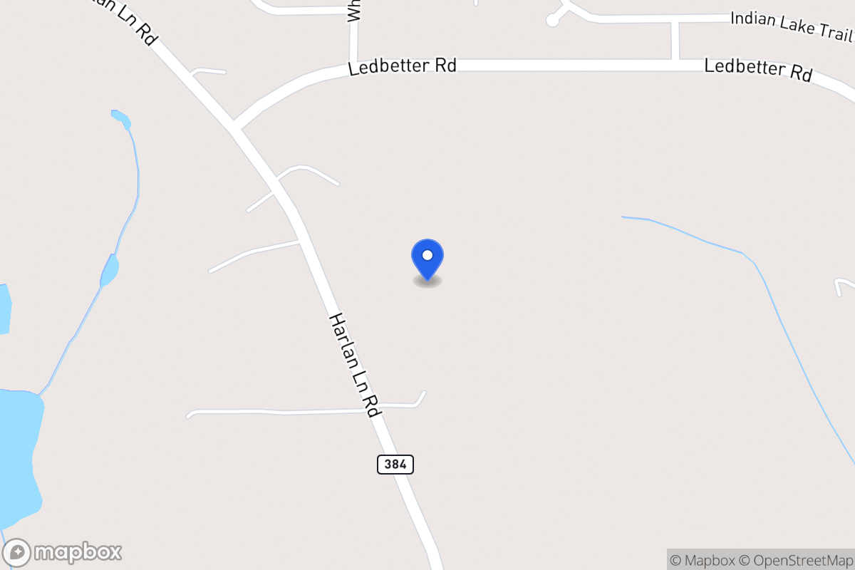 Map of 541 Harlan Lane Rd