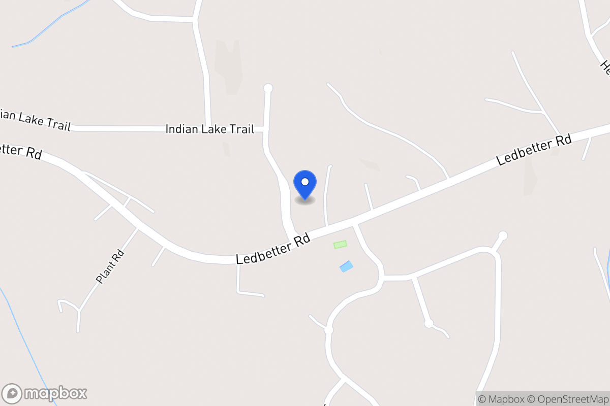 Map of 446 Ledbetter Rd