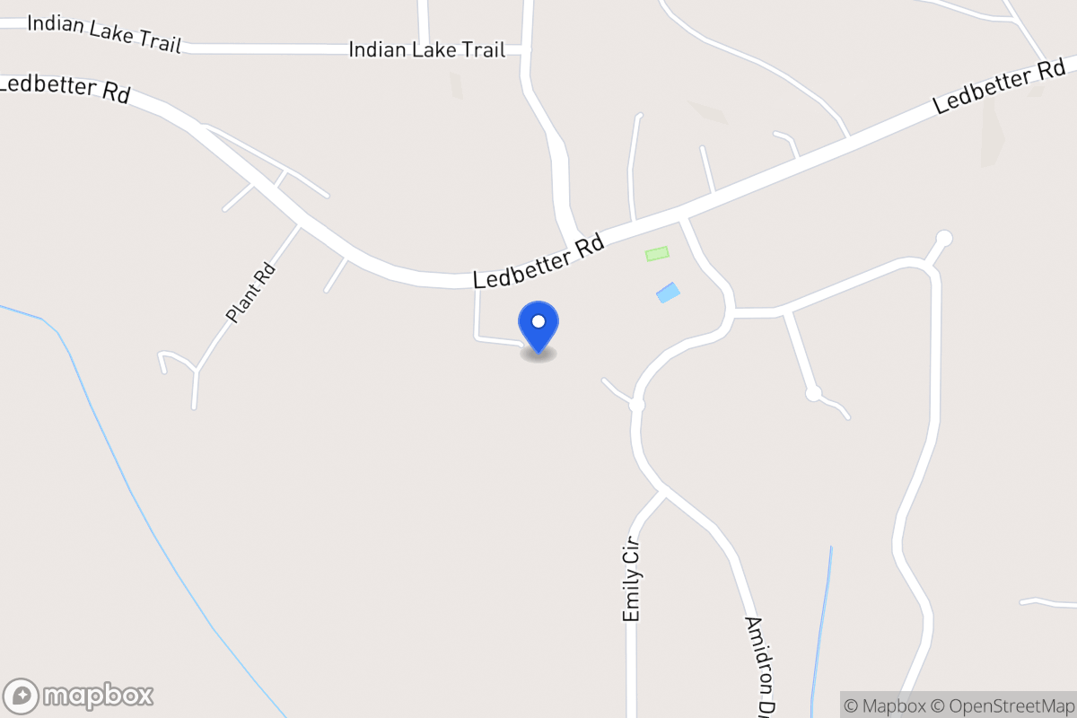 Map of 417 Ledbetter Rd