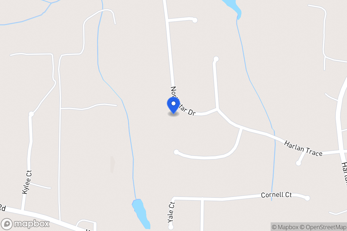 Map of 406 Northstar Dr