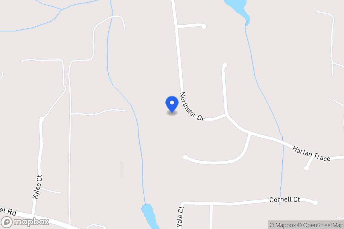 Map of 408 Northstar Dr