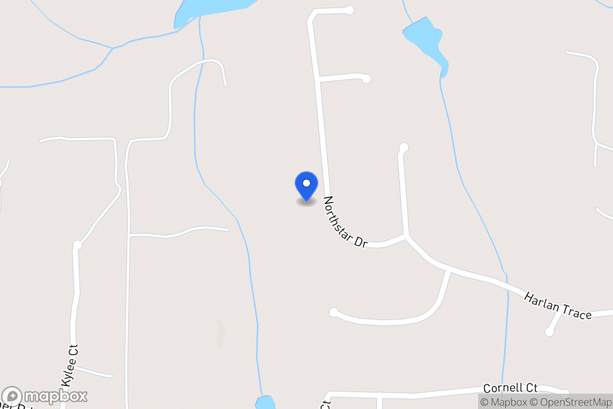 Map of 412 Northstar Dr
