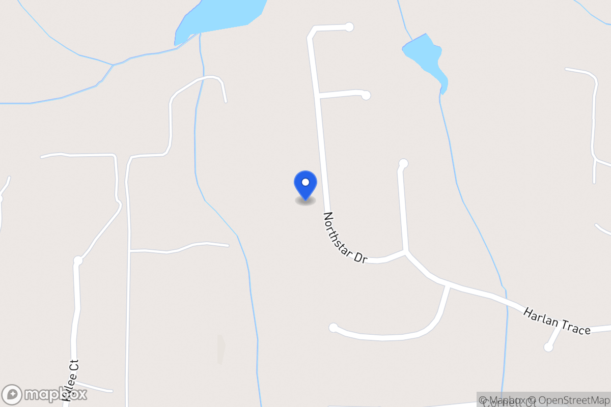 Map of 414 Northstar Dr