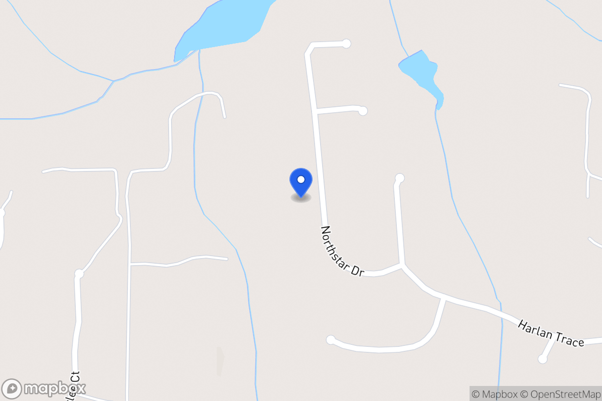 Map of 416 Northstar Dr