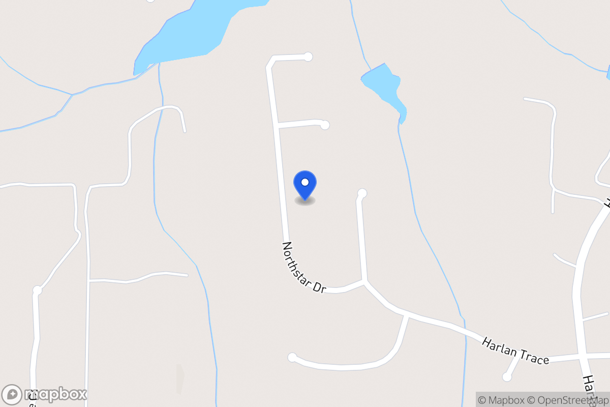 Map of 413 Northstar Dr