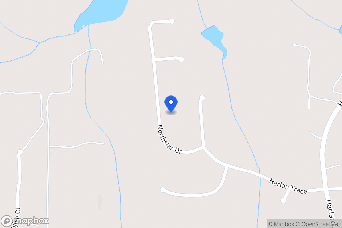 Map of 411 Northstar Dr