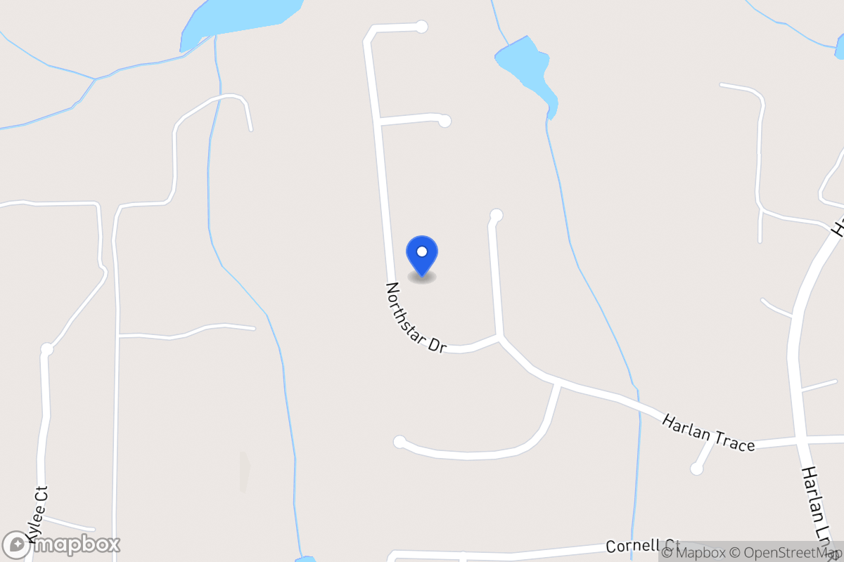Map of 409 Northstar Dr