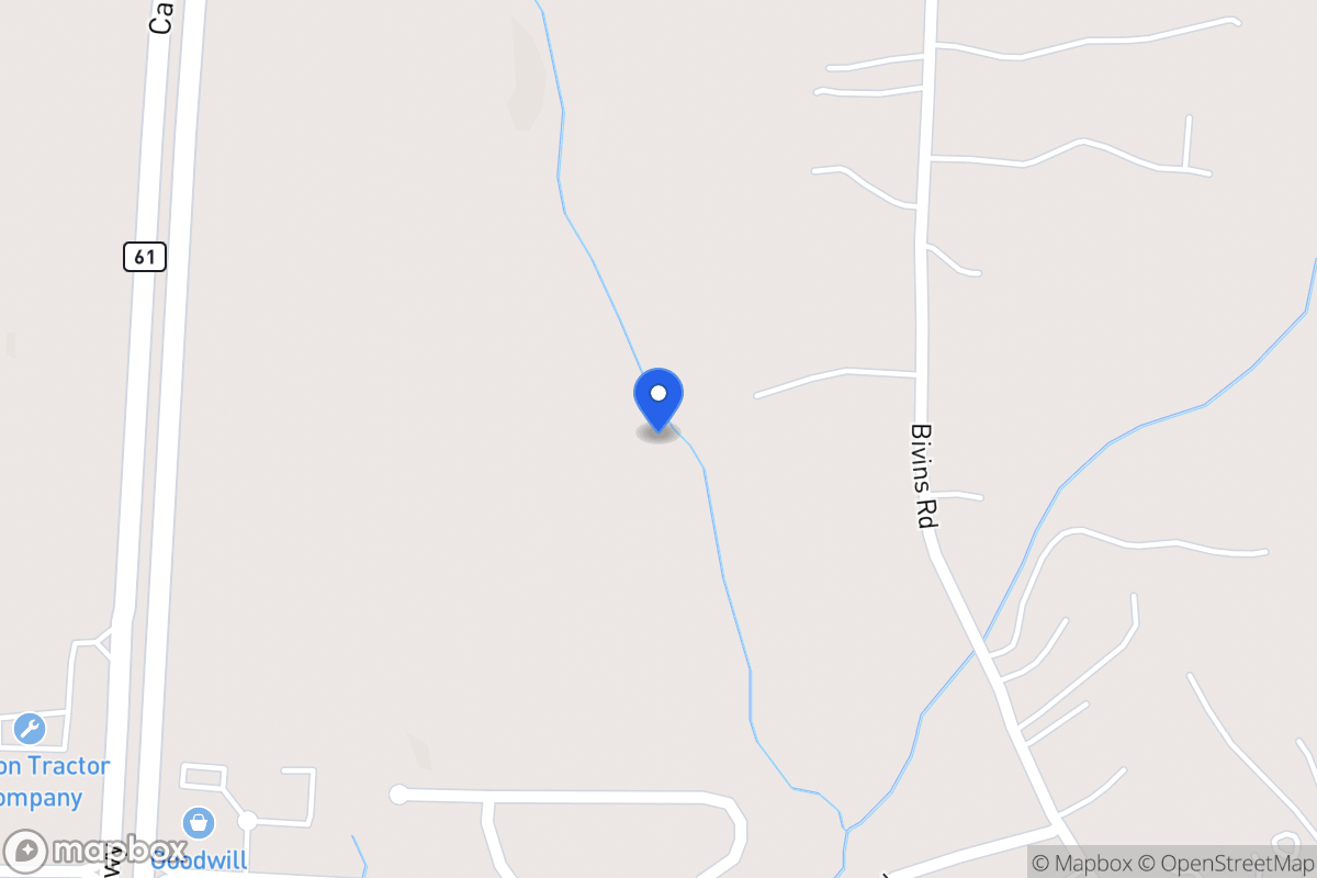 Map of 255 Bivins Rd