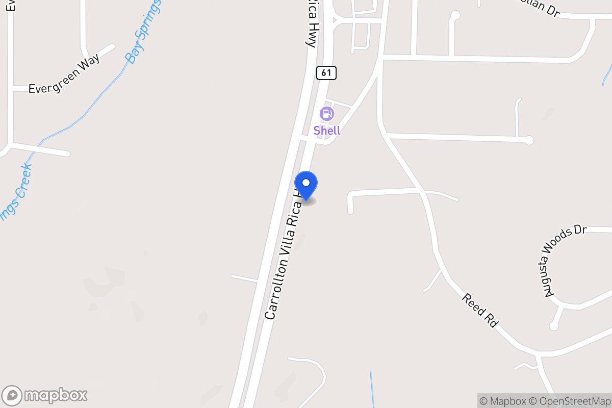 Map of 778 Carrollton Villa Rica Hwy