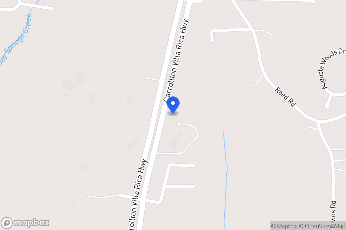Map of 882 Carrollton Villa Rica Hwy