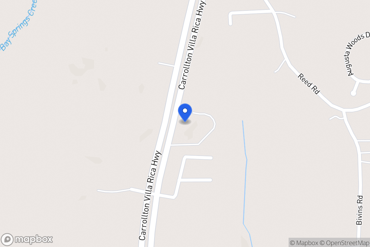 Map of 908 Carrollton Villa Rica Hwy