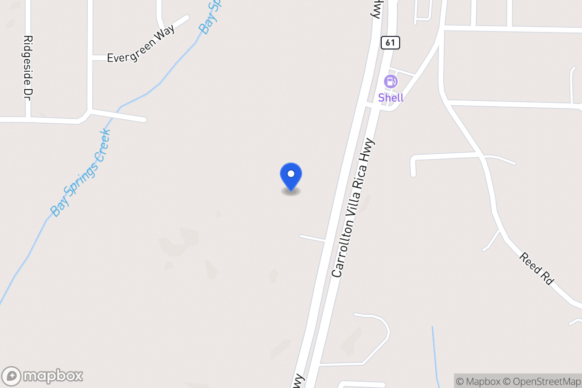 Map of 803 Carrollton Villa Rica Hwy