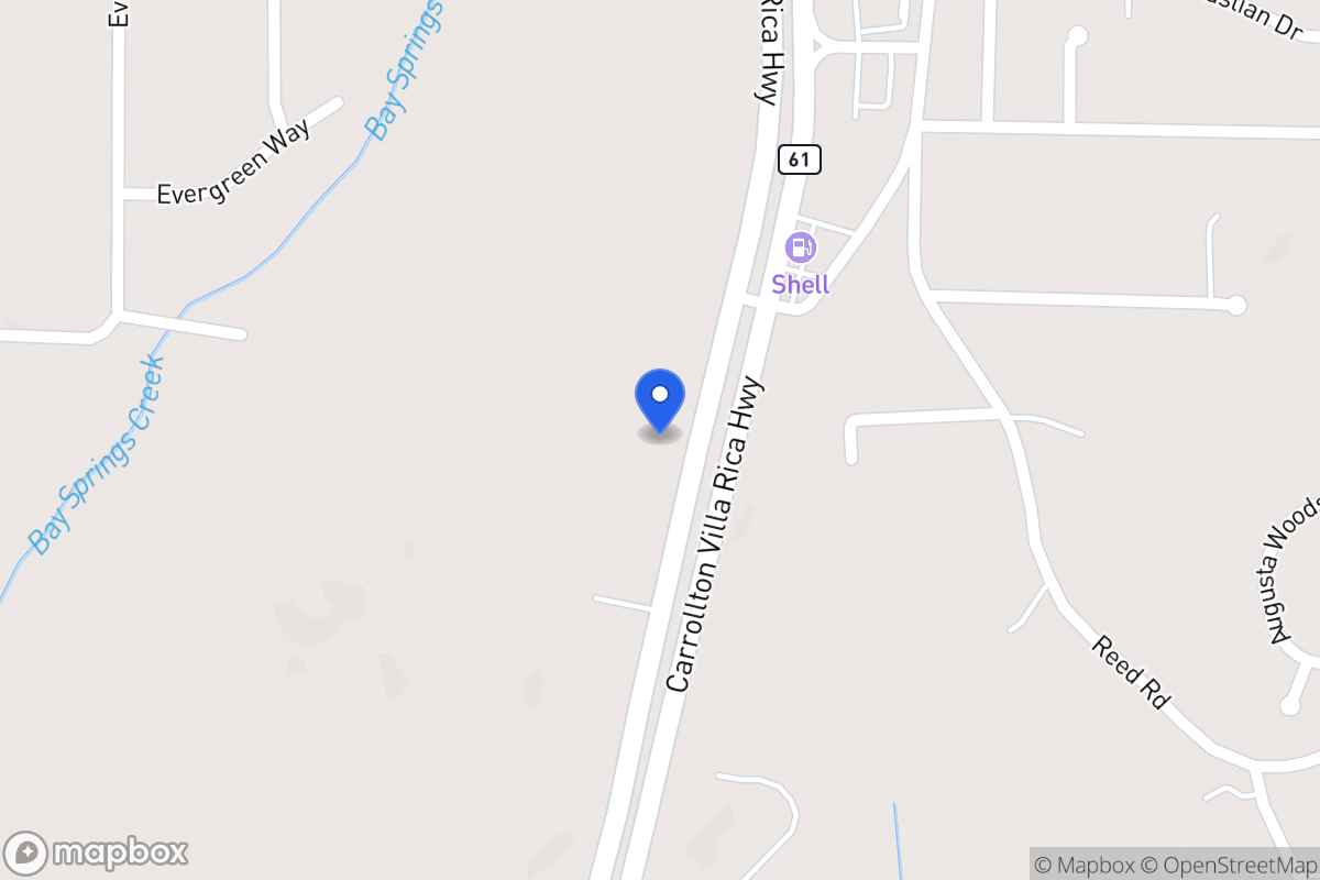 Map of 795 Carrollton Villa Rica Hwy