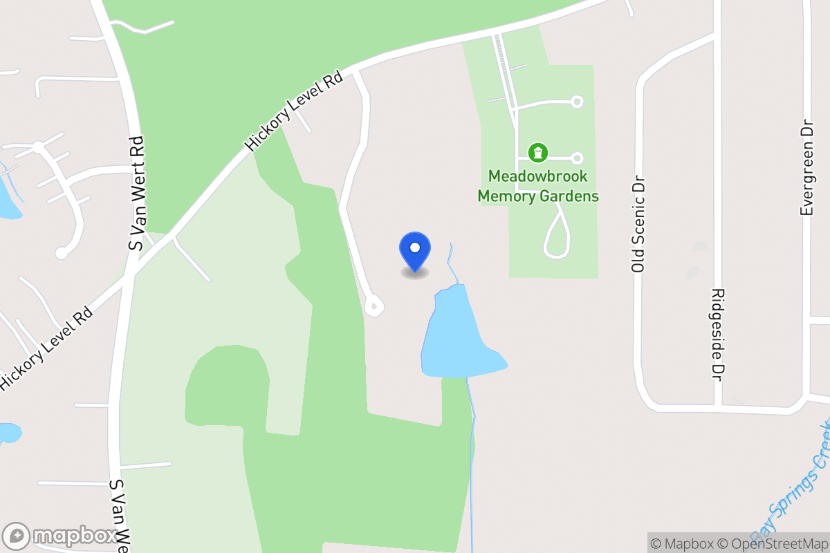 Map of 1206 Hickory Level Rd