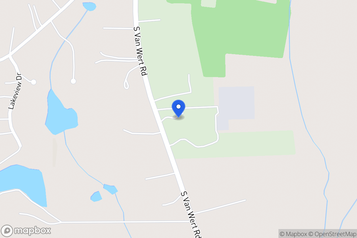 Map of 2288 S Van Wert Rd