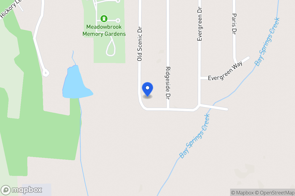 Map of 2240 Old Scenic Dr