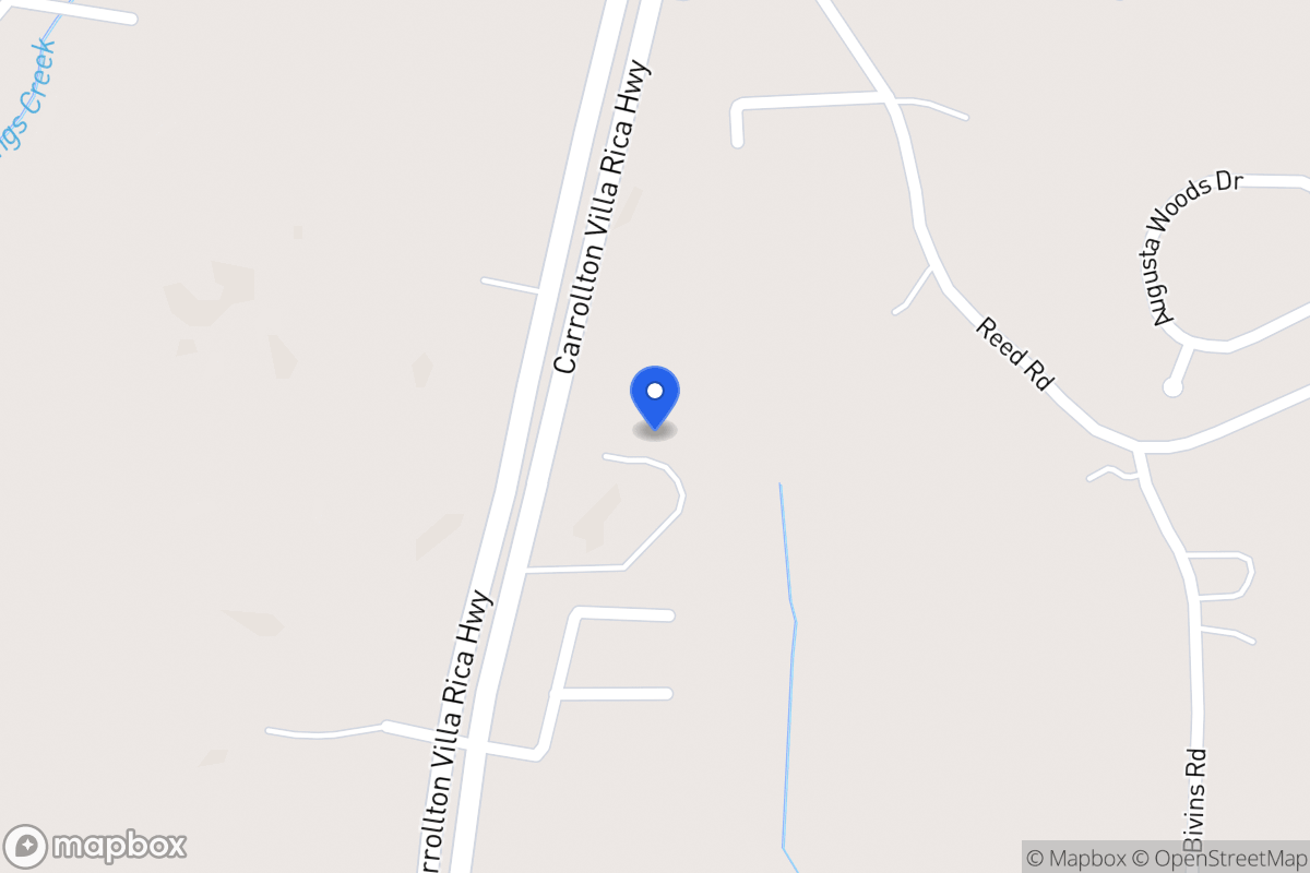 Map of 928 Carrollton Villa Rica Hwy