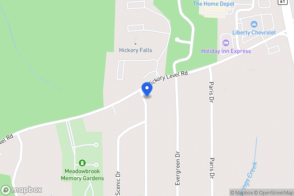 Map of 812 Hickory Level Rd