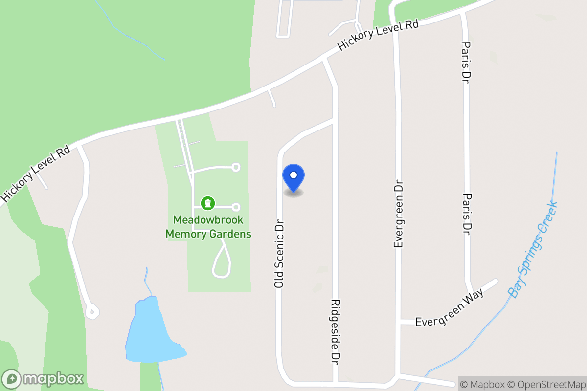 Map of 2200 Old Scenic Dr