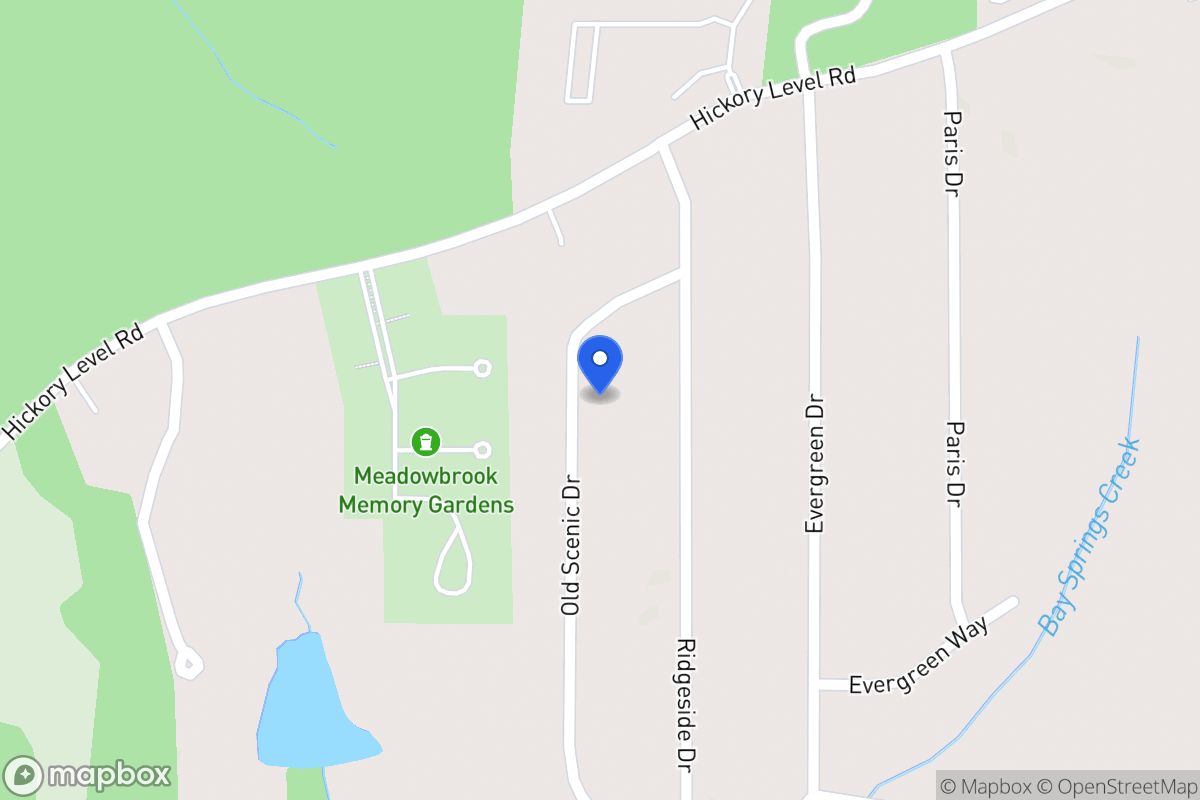 Map of 2116 Old Scenic Dr