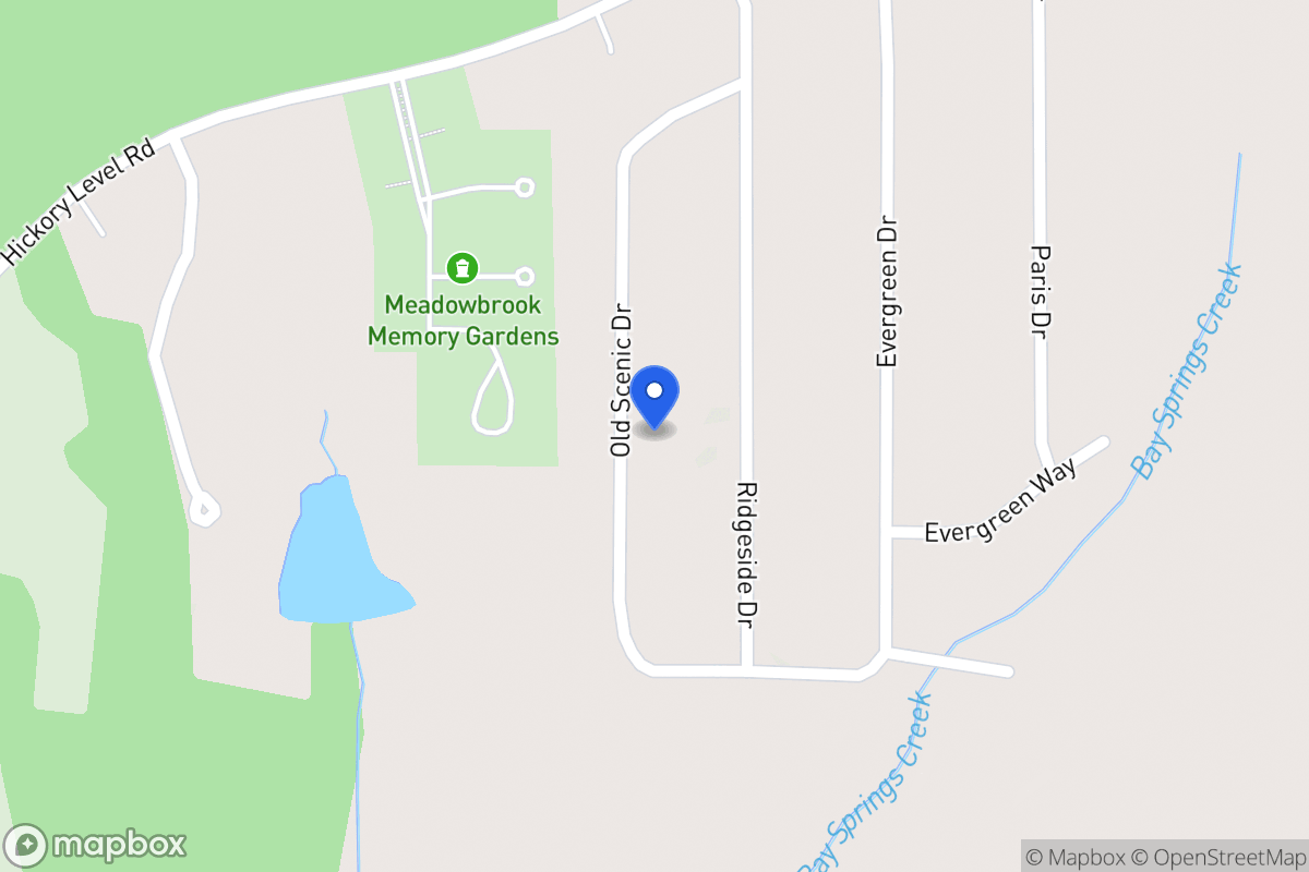 Map of 2218 Old Scenic Dr