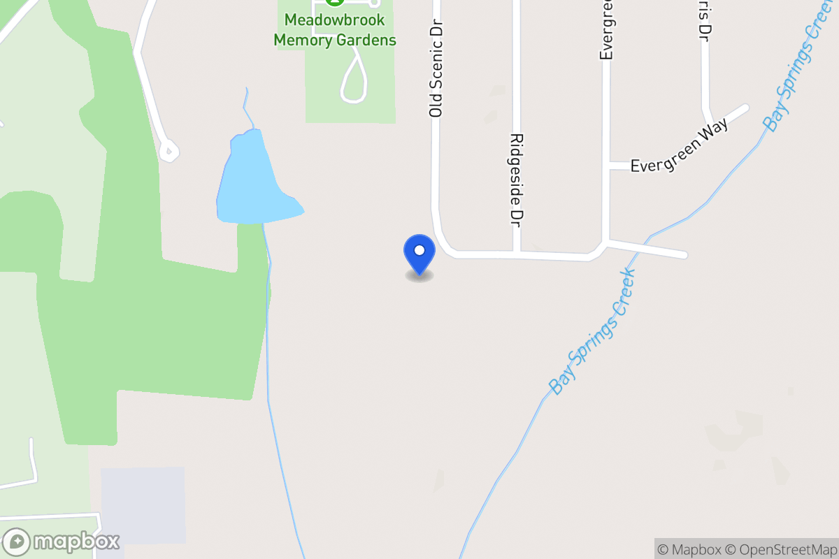 Map of 2247 Old Scenic Dr