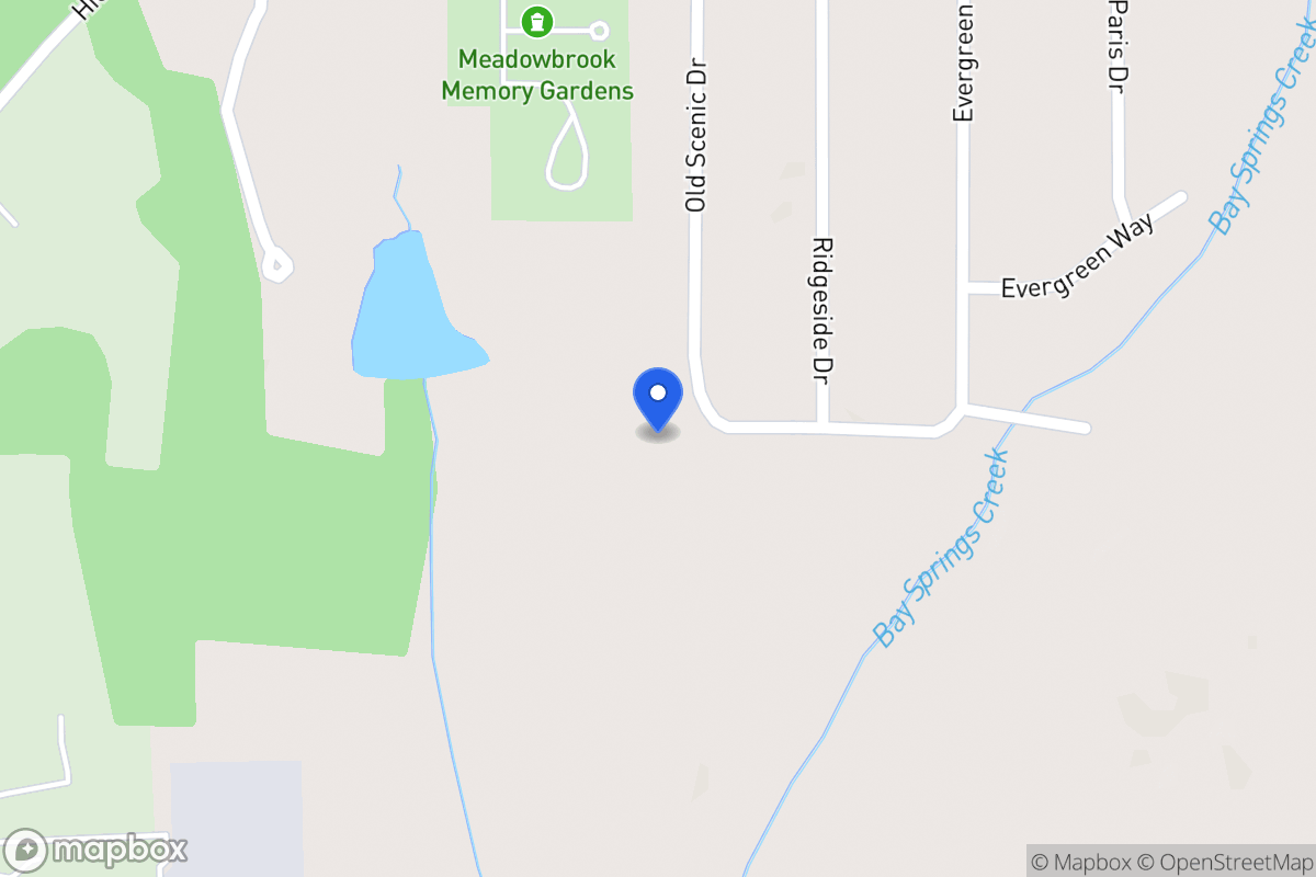Map of 2245 Old Scenic Dr