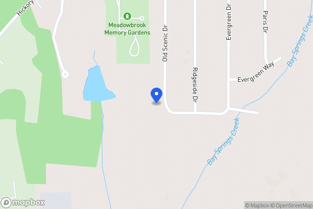 Map of 2243 Old Scenic Dr