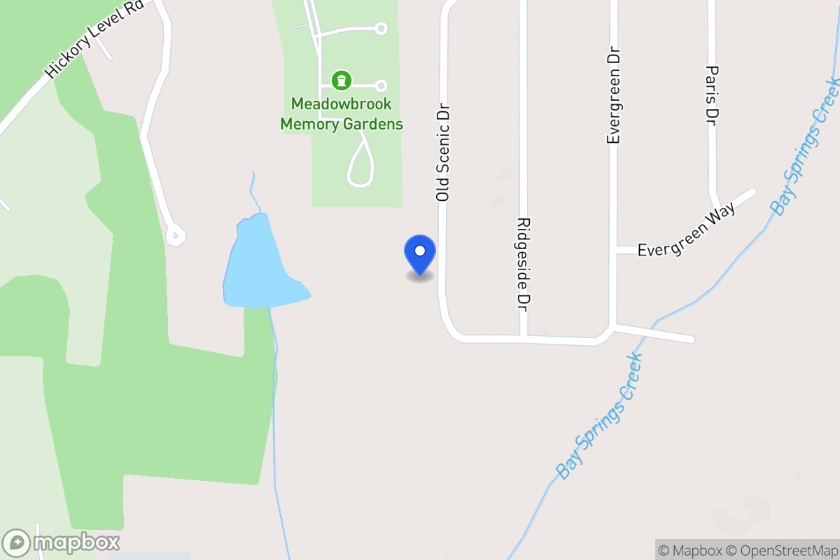 Map of 2237 Old Scenic Dr
