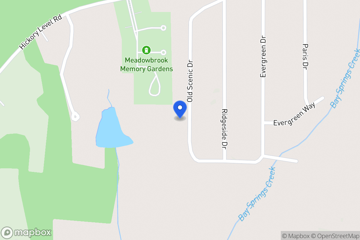 Map of 2231 Old Scenic Dr
